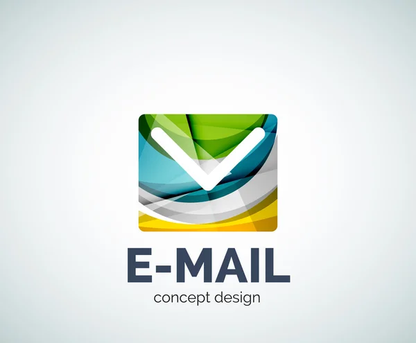 Icono marca de correo electrónico logo empresarial — Vector de stock