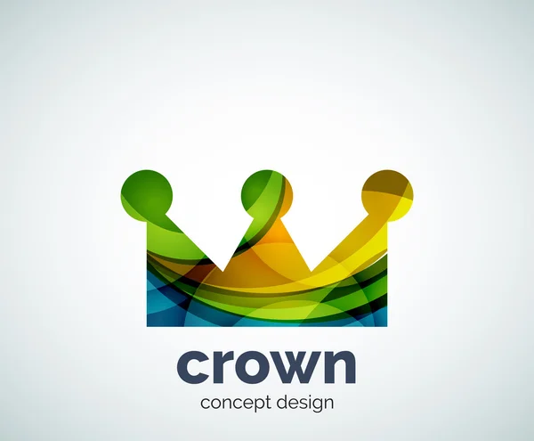 Crown logo template — Stock Vector