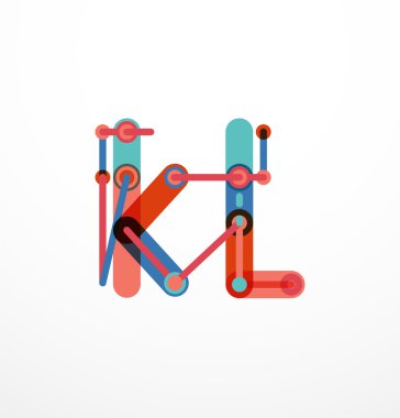 Özet satırı tasarım mektup logo