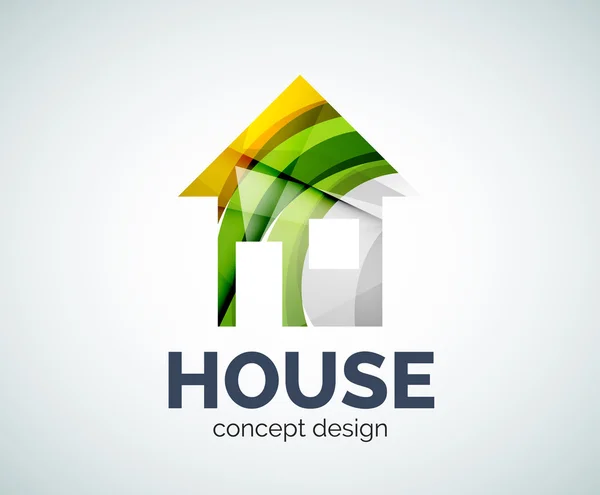 Το πρότυπο λογότυπο σπίτι real estate — Διανυσματικό Αρχείο