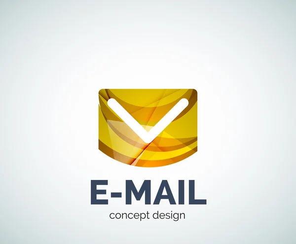 Icono marca de correo electrónico logo empresarial — Vector de stock