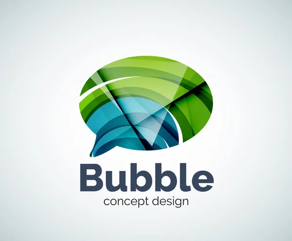 Bubble logo szablon — Wektor stockowy