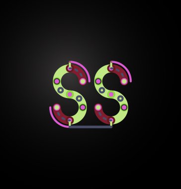 Doğrusal iş logo mektubu