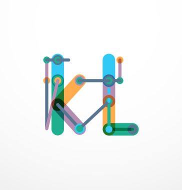 Özet satırı tasarım mektup logo