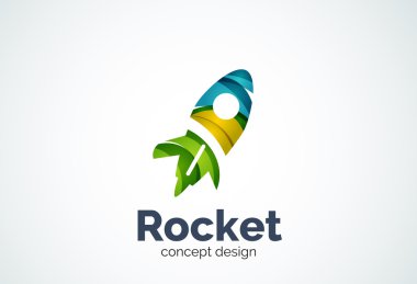 roket logo şablonu