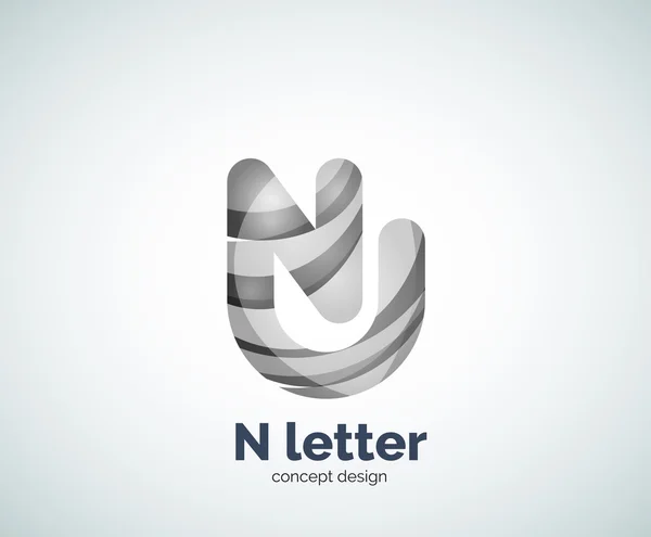 字母 n 徽标 — 图库矢量图片