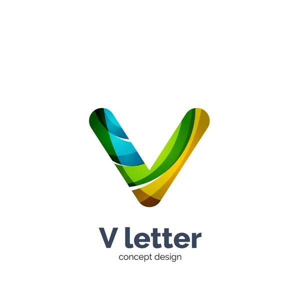 Логотип буквы V — стоковый вектор