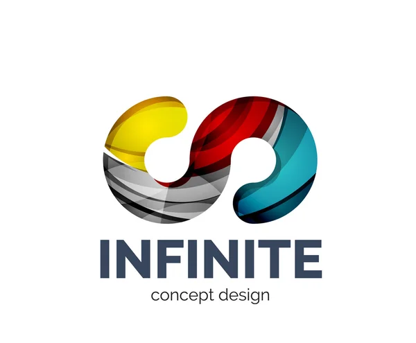 Infinita icona logo business branding — Vettoriale Stock