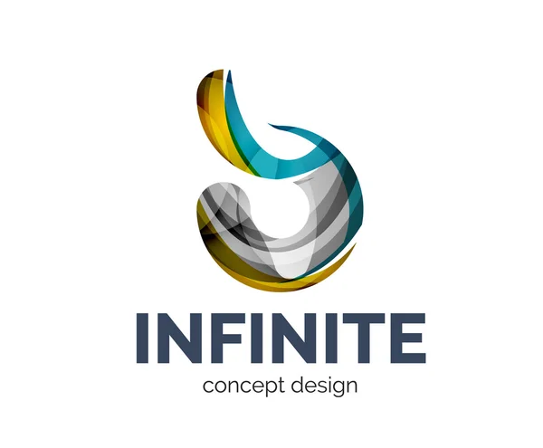 Infinita icona logo business branding — Vettoriale Stock