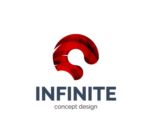 Infinita icona logo business branding — Vettoriale Stock