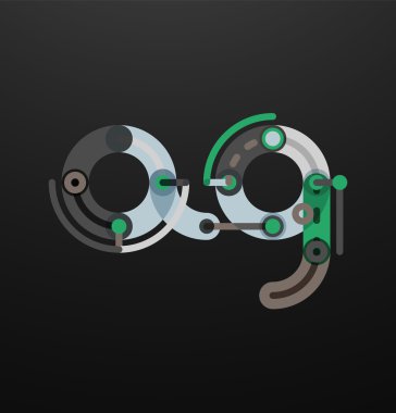 Karikatür doğrusal kutsal kişilerin resmi mektuplar