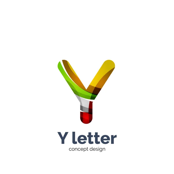 Lettera Y logo — Vettoriale Stock