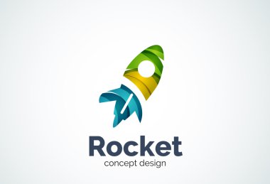 roket logo şablonu