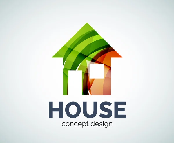 Home modelo de logotipo imobiliário — Vetor de Stock