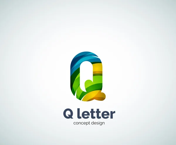 Carta Q logotipo — Vetor de Stock