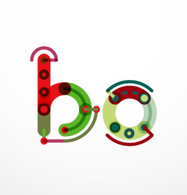 Geometrik tasarım harfler