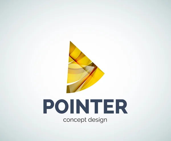 Arrow pointer logo business branding icon