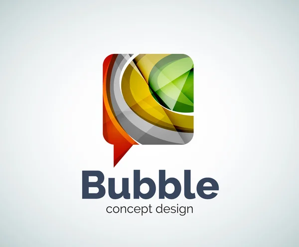 Bubble logo szablon — Wektor stockowy