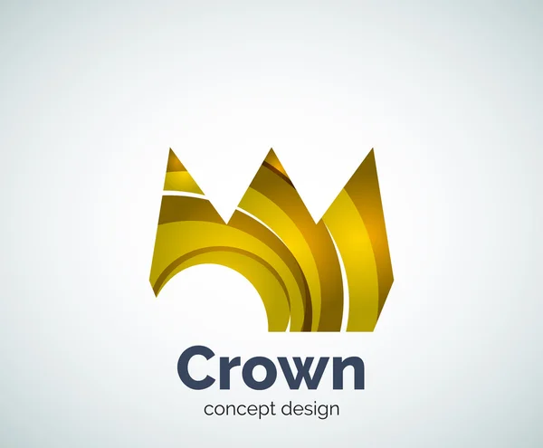 Plantilla Logo Corona — Vector de stock