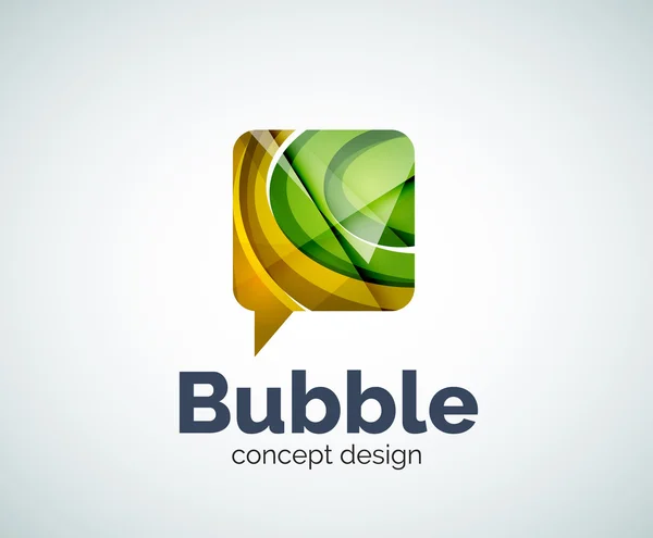 Bubble logo szablon — Wektor stockowy