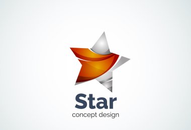 Yıldız logo şablonu, derecelendirme veya en iyi kavramı