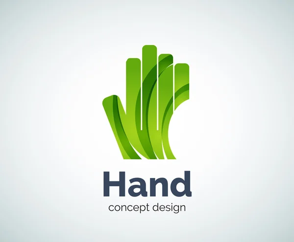 Szablon logo dłoni — Wektor stockowy