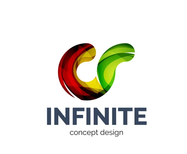 Infinite logo business branding icon — Stock Vector