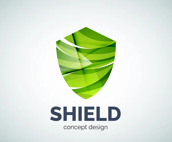 Simbolo di marchio commerciale logo Shield — Vettoriale Stock