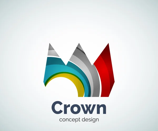 Plantilla Logo Corona — Vector de stock