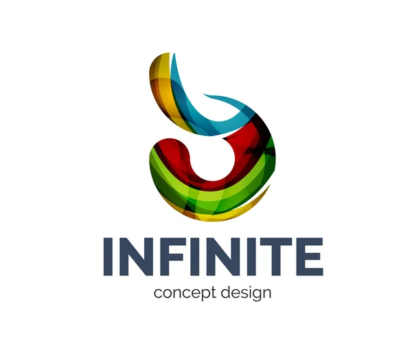 Infinita icona logo business branding — Vettoriale Stock