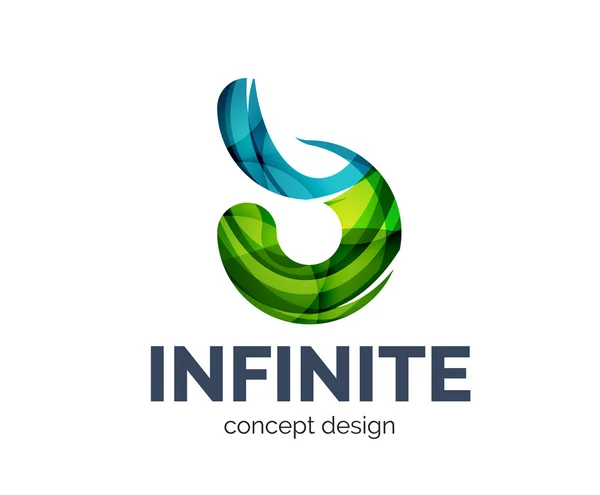 Infinita icona logo business branding — Vettoriale Stock