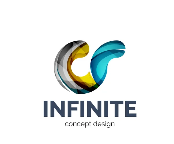 Infinita icona logo business branding — Vettoriale Stock