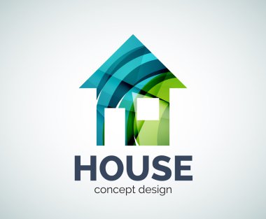 Ev Emlak logo şablonu