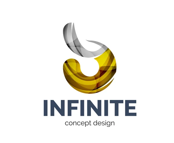 Infinita icona logo business branding — Vettoriale Stock