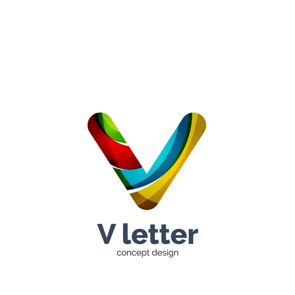 Lettera V logo — Vettoriale Stock