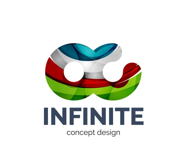 Infinite logo business branding icon — Stock Vector