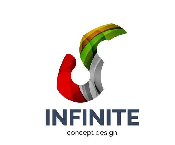 Logo infini icône de marque d'entreprise — Image vectorielle