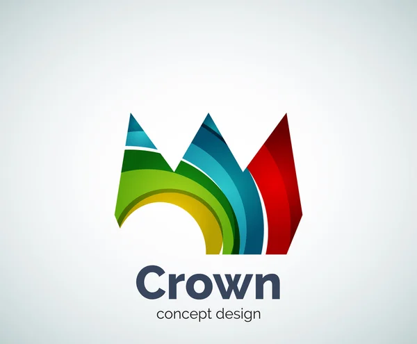 Plantilla Logo Corona — Archivo Imágenes Vectoriales