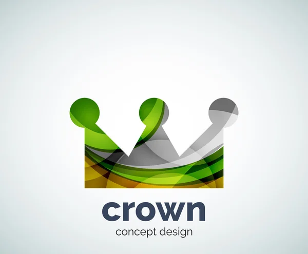 Crown logo template — Stock Vector