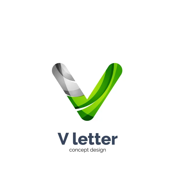 Letra V logo — Vector de stock