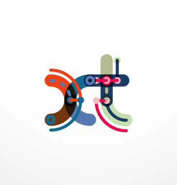 Geometrik tasarım harfler