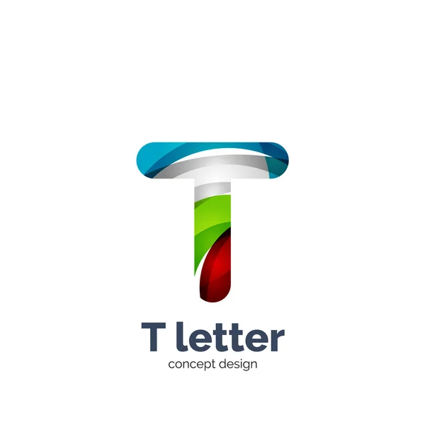 Lettera T logo — Vettoriale Stock