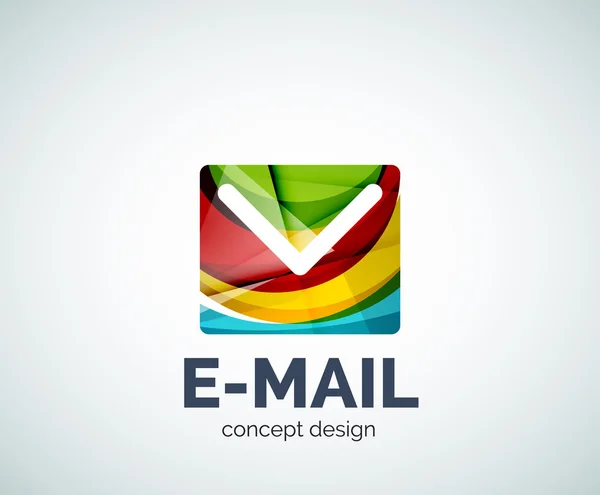 Icono marca de correo electrónico logo empresarial — Vector de stock