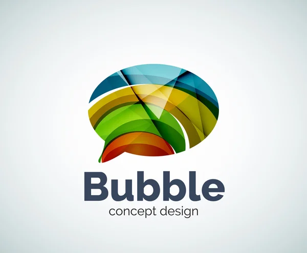 Bubble logo szablon — Wektor stockowy