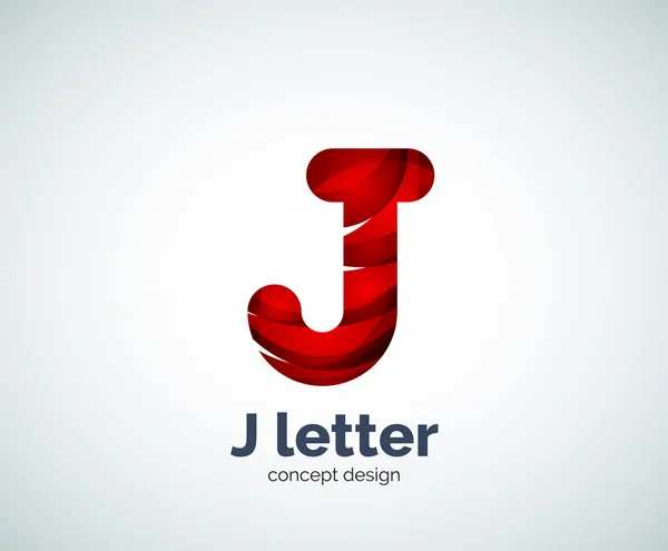 J harfi logosu — Stok Vektör