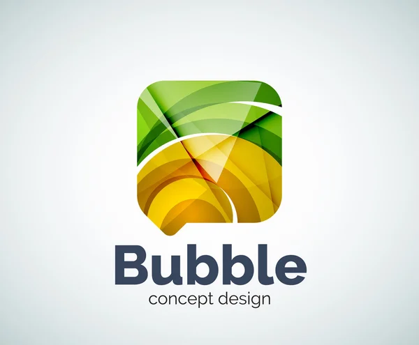 Bubble logo szablon — Wektor stockowy