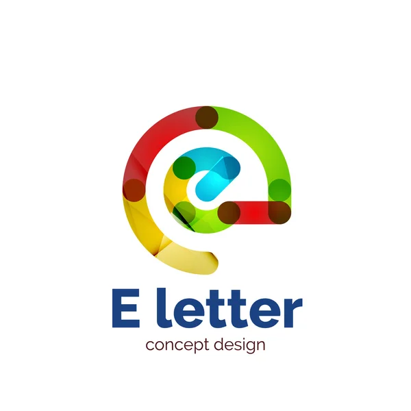 Wektor nowoczesny minimalistyczny list koncepcja logo — Wektor stockowy