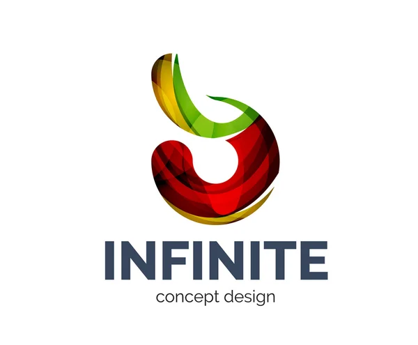 Infinita icona logo business branding — Vettoriale Stock