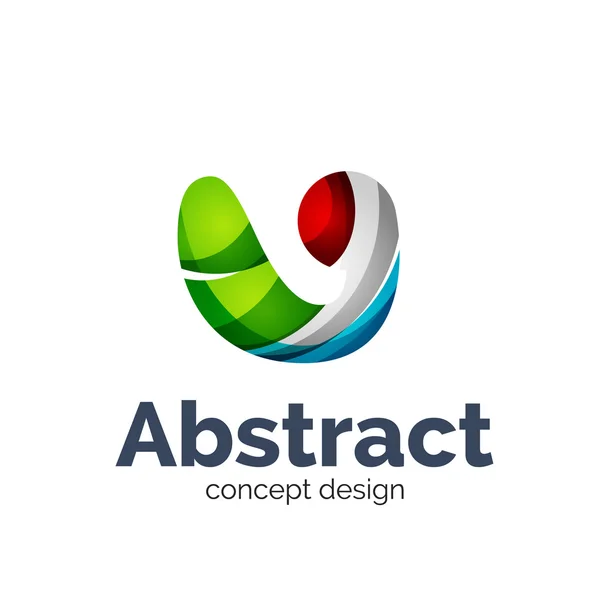ビジネスのベクトルのロゴのテンプレート - 波 — ストックベクタ