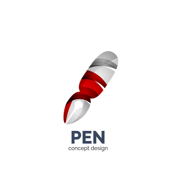 Logo du stylo vecteur — Image vectorielle